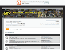 Tablet Screenshot of forums.aus-squad.com